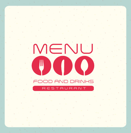 menu design over white background のイラスト素材