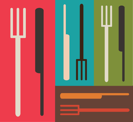 menu design over colors background のイラスト素材