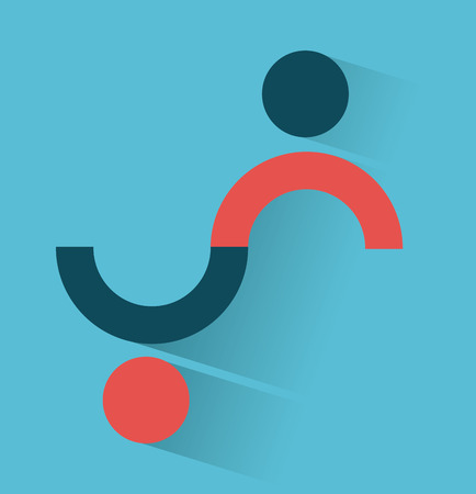 teamwork design over blue background のイラスト素材