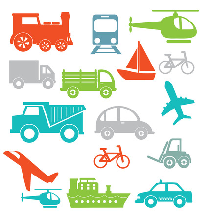 transport design over white background vector illustrationのイラスト素材