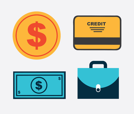 bussiness design over white background vector illustrationのイラスト素材