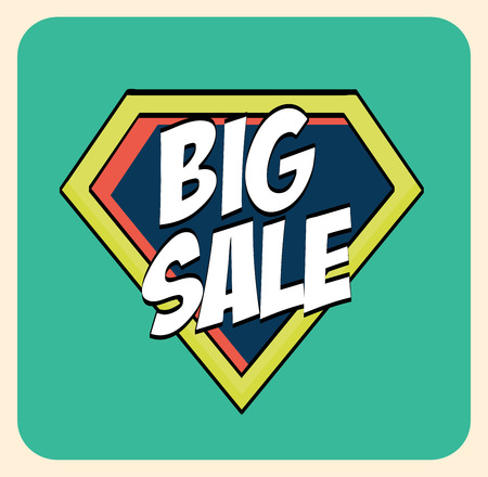 shopping design over blue background vector illustrationのイラスト素材