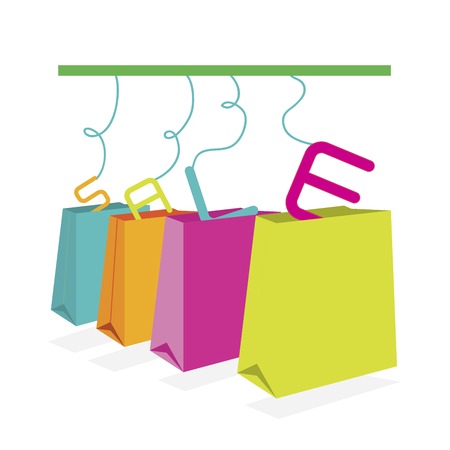 Sales design over wwhite background vector illustrationのイラスト素材