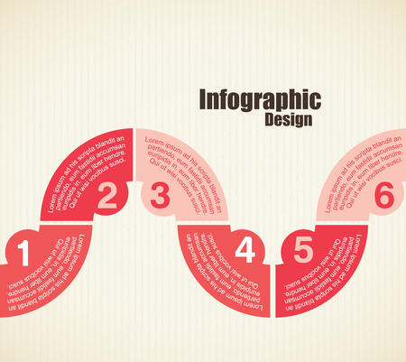 infographics design over beige  background vector illustration のイラスト素材