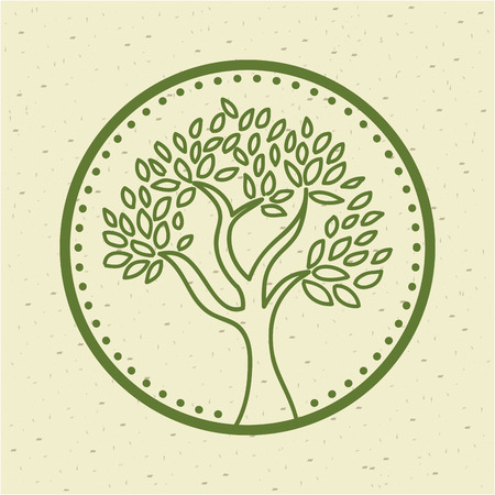 eco design over pattern background vector illustration のイラスト素材