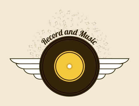 Retro long, Vector illustrationのイラスト素材