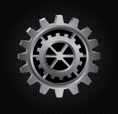 gears design over black background vector illustration  のイラスト素材