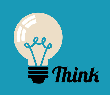 bulb idea design over background vector illustrationのイラスト素材