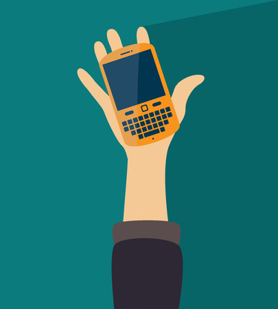 gadget design over  blue background vector illustration のイラスト素材
