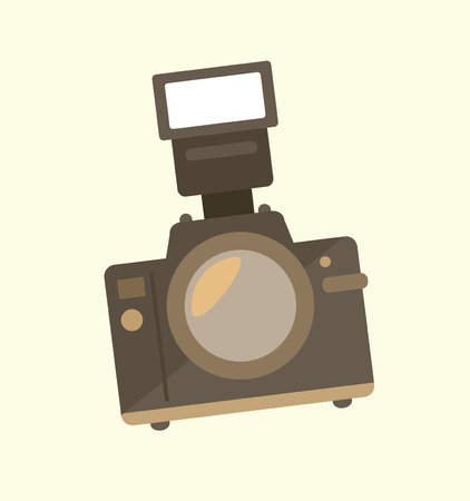 camera design over white  background vector  illustration   のイラスト素材