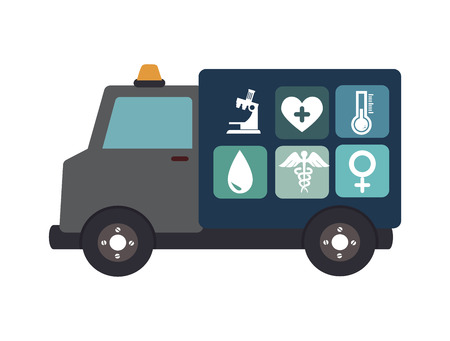 medical graphic design over gray background vector illustration  のイラスト素材