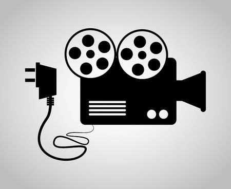 camera design over gray background vector illustrationのイラスト素材