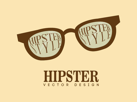 hipster design over pink background vector  illustration  のイラスト素材