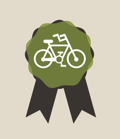 bike design over gray background vector illustration  のイラスト素材