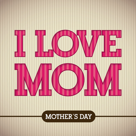 Happy Mothers day card, Vector illustrationのイラスト素材