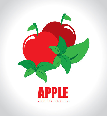 fruits - appleのイラスト素材