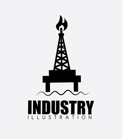 oil industry design over   background vector illustration のイラスト素材