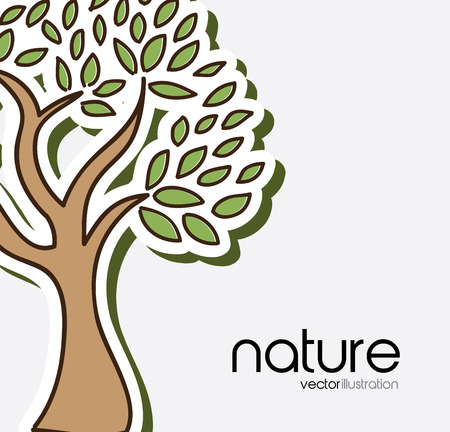 nature forest designのイラスト素材