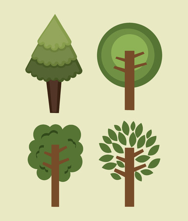 trees iconのイラスト素材