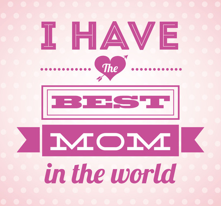 Happy Mothers day card, Vector illustrationのイラスト素材