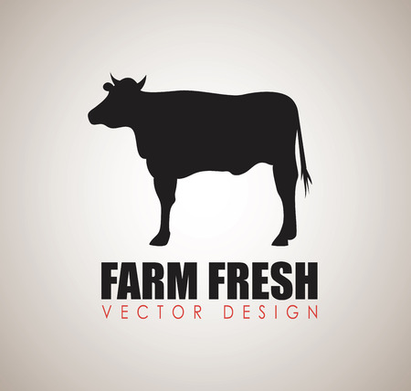 butcher design over gray background vector illustration   のイラスト素材