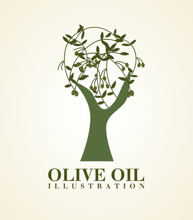 olive oil tree iconのイラスト素材