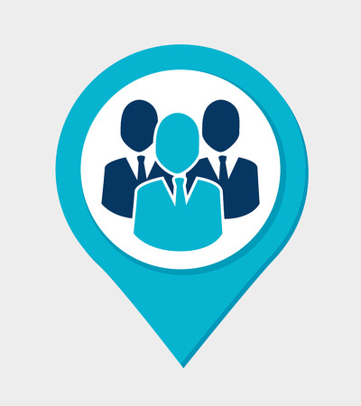 teamwork design over gray  background vector illustration のイラスト素材