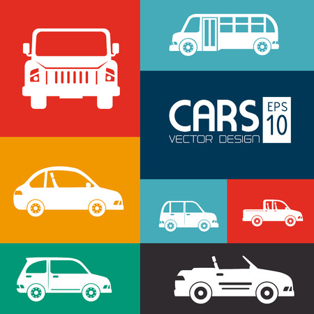 car design over colorful  background vector illustration のイラスト素材