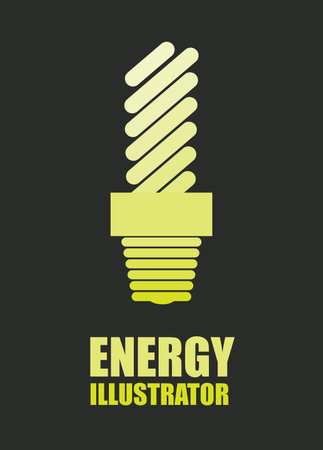 energy design over gray background, vector illustrationのイラスト素材