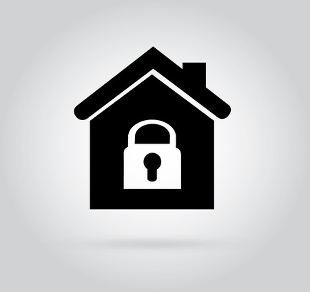 Home design over gray background, vector illustrationのイラスト素材