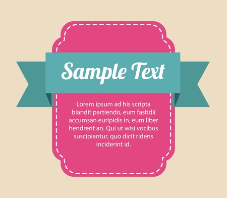 info design over beige background, vector illustrationのイラスト素材