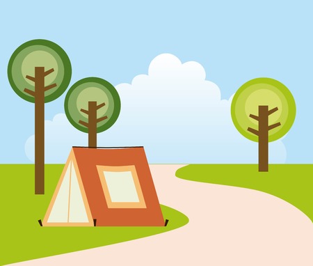 adventure design over white background, vector illustrationのイラスト素材