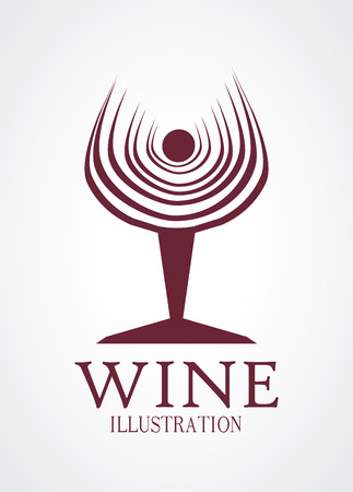 Wine design over white background, vector illustrationのイラスト素材