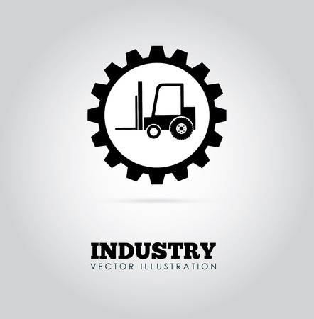 Industry design over  background, vector illustrationのイラスト素材