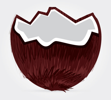 Fruits design over gray background, vector illustrationのイラスト素材