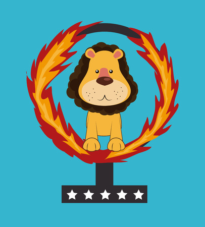 Circus design over  background, vector illustrationのイラスト素材