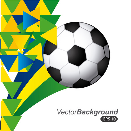 Brazil design over white backgroundのイラスト素材
