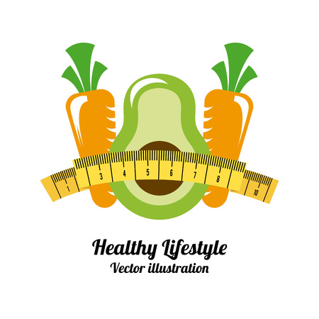 Fitness design over white backgroundのイラスト素材