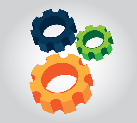 Wheel design over gray background, vector illustration.のイラスト素材