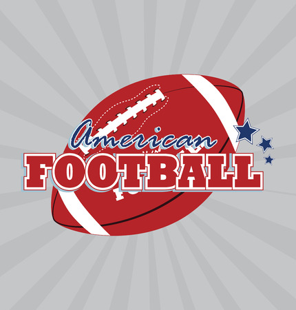 Football design over gray backgroundのイラスト素材