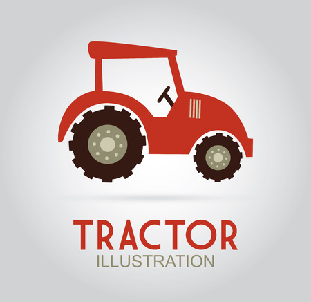 Farm design over gray backgroundのイラスト素材