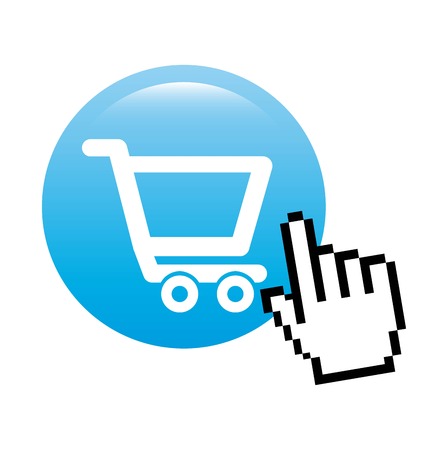 Shopping design over white background, vector illustration-のイラスト素材