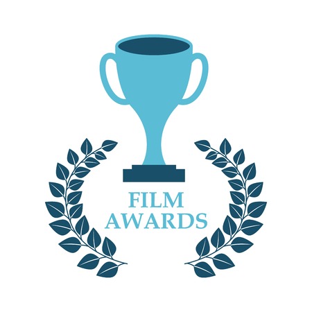 Film design over white background, vector illustrationのイラスト素材