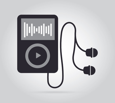 Music design over  background, vector illustrationのイラスト素材