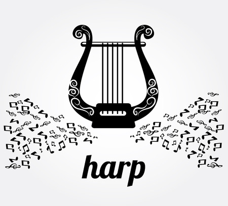 Music design over white background,vector illustrationのイラスト素材