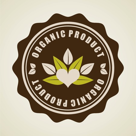 Ecology design over green background, vector illustrationのイラスト素材