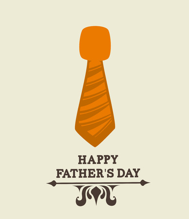 Fathers day design over beige background, vector illustrationのイラスト素材
