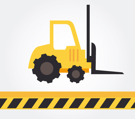 Under construction design over white background, vector illustrationのイラスト素材
