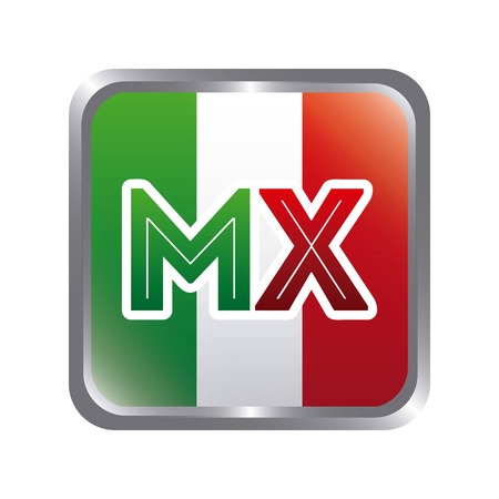 Mexico design over white background, vector illustrationのイラスト素材