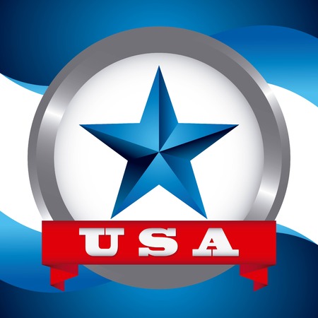 USA design over  background, vector illustrationのイラスト素材